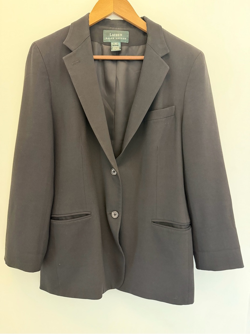 Ralph Lauren Women's Black Blazer